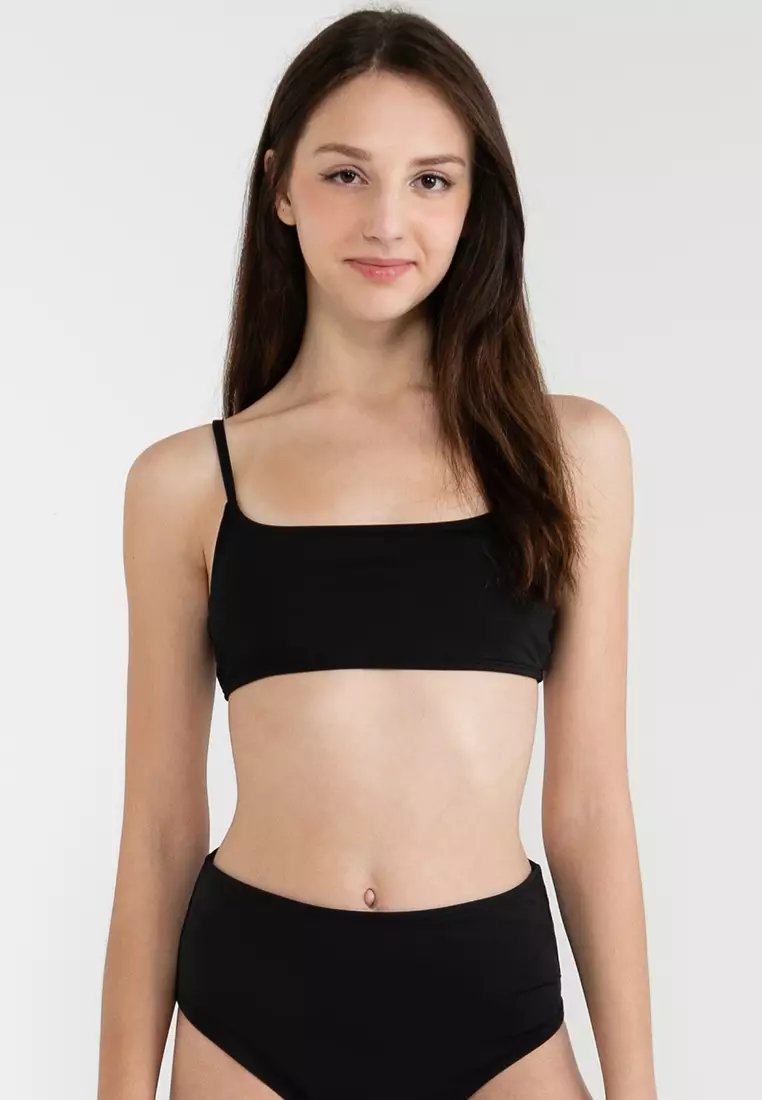 Buy Cotton On Body Thick Strap Scoop Crop Bikini Top Online