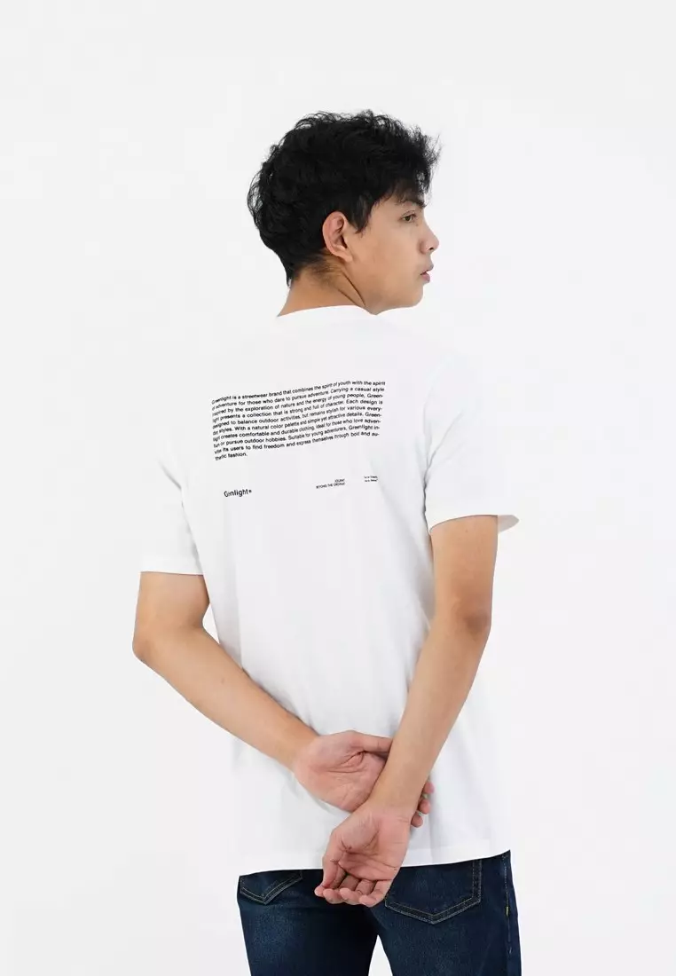 Greenlight Men's T-Shirt Short Sleeve Regular Fit Cotton Quemus OL-C410225