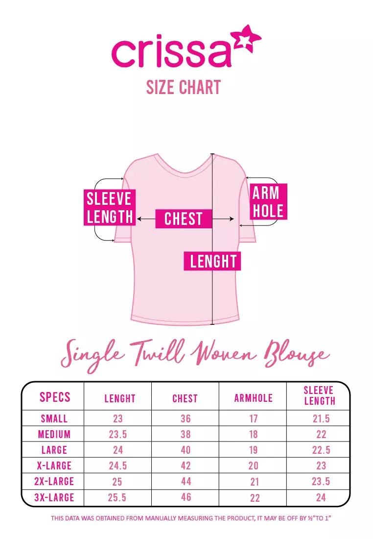 Single Twill Woven Long Sleeves Blouse