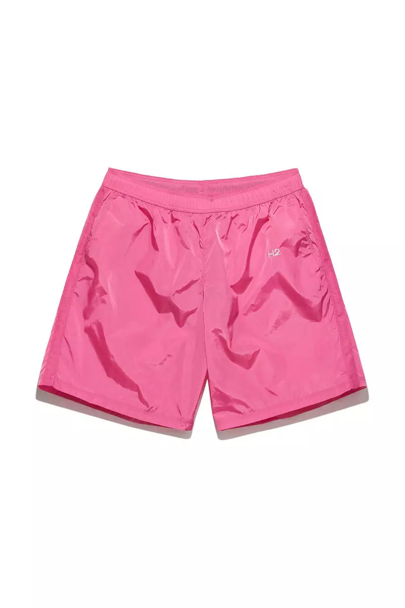 Side-stripe swim shorts