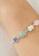 TOUS pink and green and blue and silver TOUS Silver New Color Bracelet with Gems 2E8DDAC20BABA7GS_4