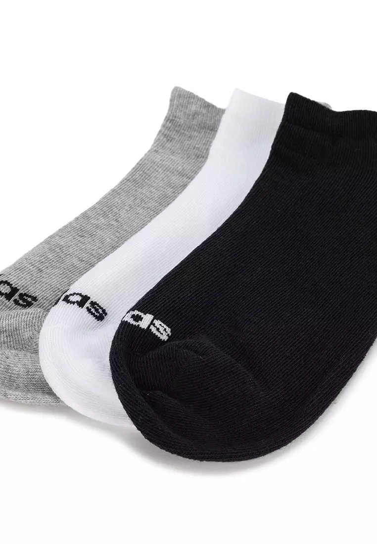 Thin Linear Low-Cut Socks 3 Pairs