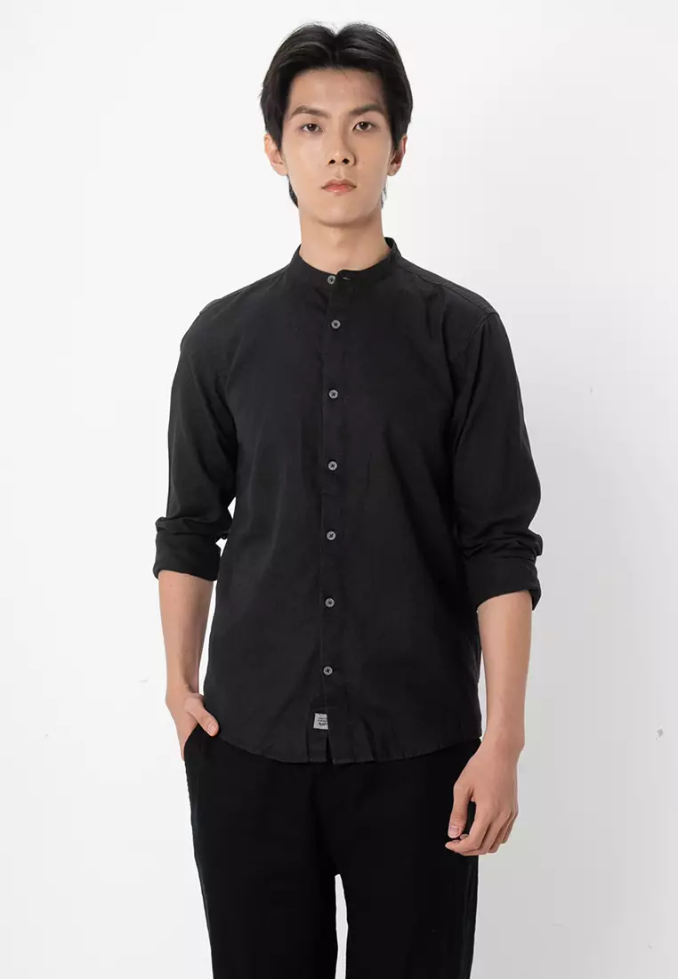 Pull Bear Stand-Up Collar Shirt 2025 Buy Pull Bear Online