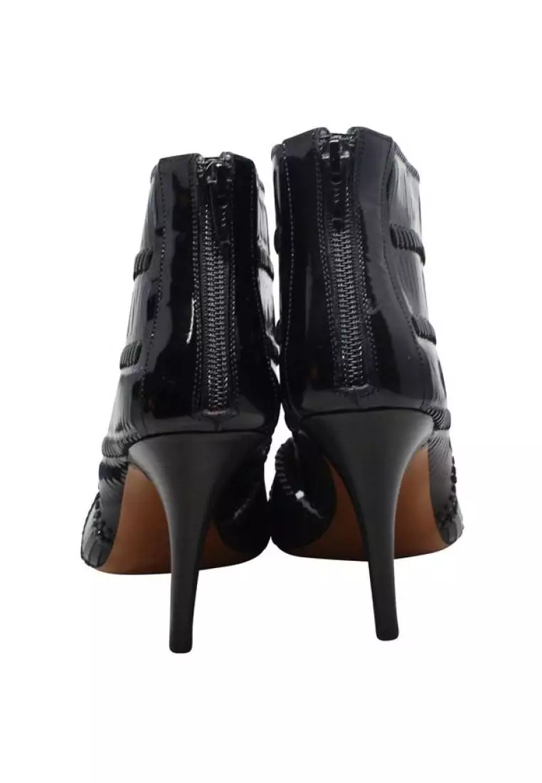 Buy Givenchy Pre Loved GIVENCHY Black Patent Open Toe Heels 2023