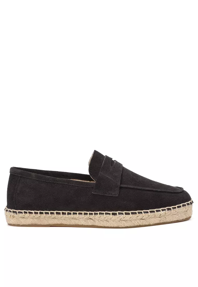 Discount on Twenty Eight Shoes  shoes - SKU: Cow Suede Penny Espadrilles HB0406123