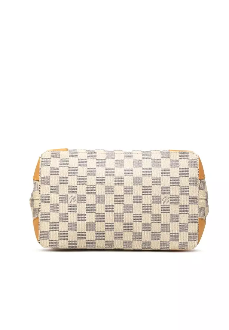 Pre-Loved Louis Vuitton Damier Azur Hampstead Pm