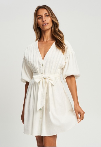 The Fated white Darcy Mini Dress C57F3AAC1D0618GS_1