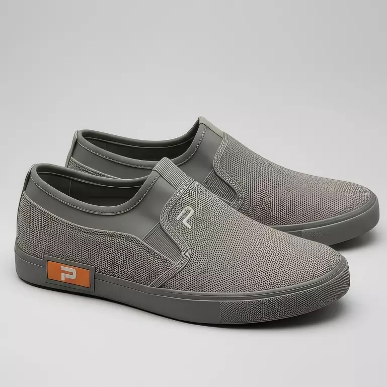Paulmay Sepatu Slipon Pria Wanita Kyoto - Grey