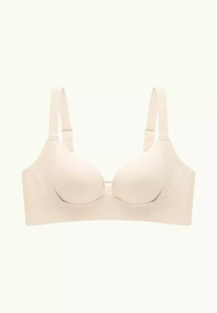 3 Pack Miller Wireless Bra Bundle - White, Brown, Black