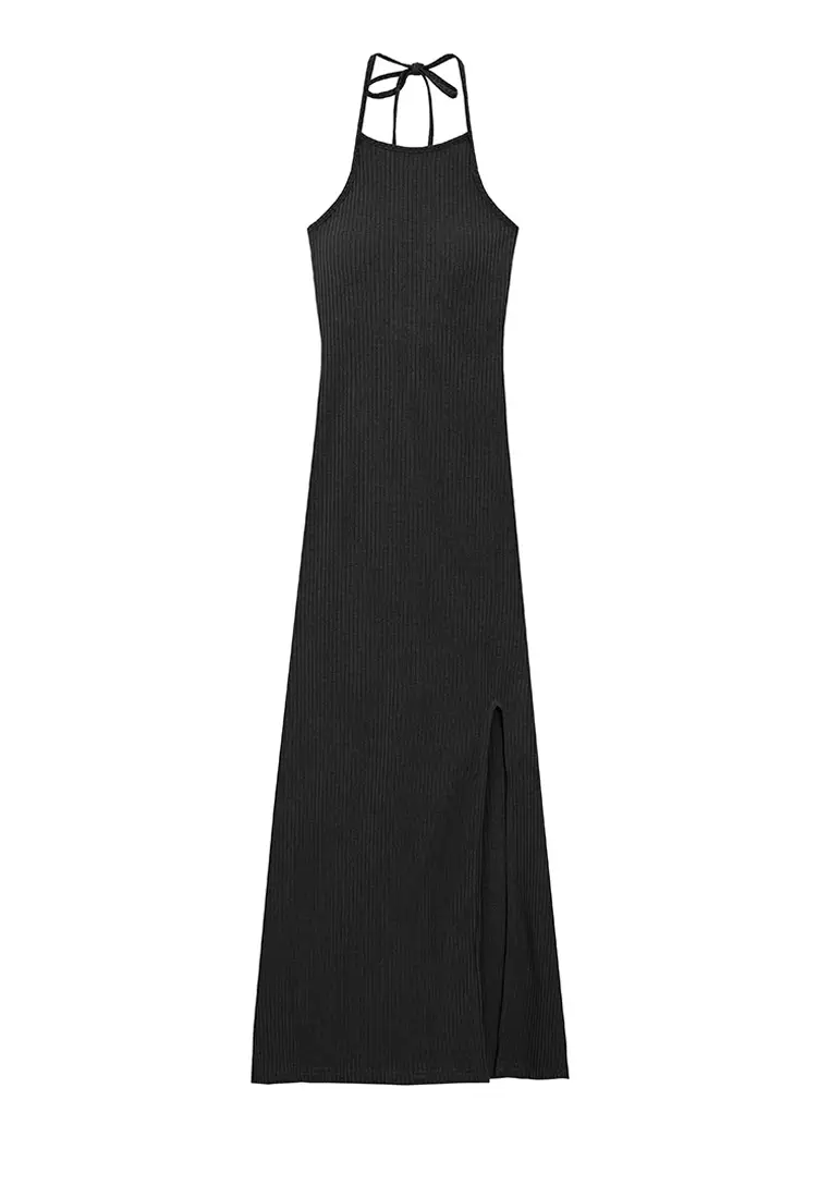 Halter Neck Maxi Dress
