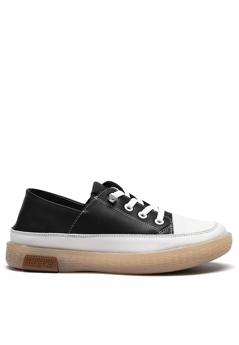 Discount on Twenty Eight Shoes  shoes - SKU: Lace Up Leather Sneakers Th777-9