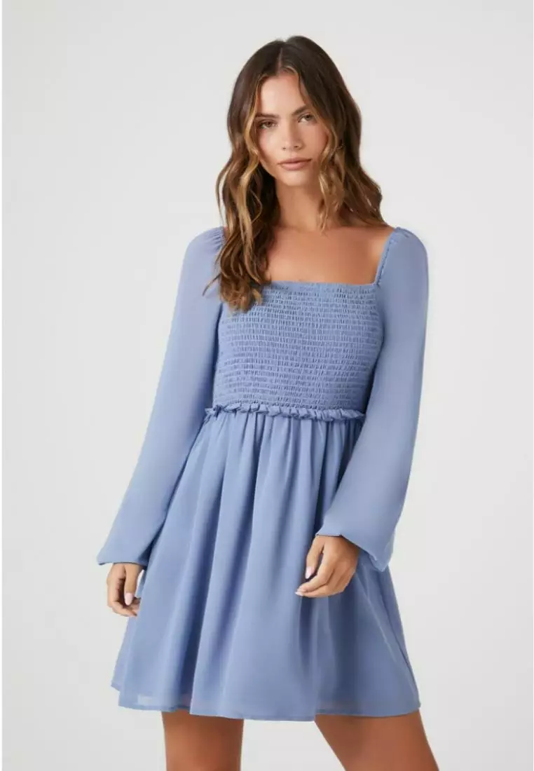 Long sleeve mini dress forever 21 on sale