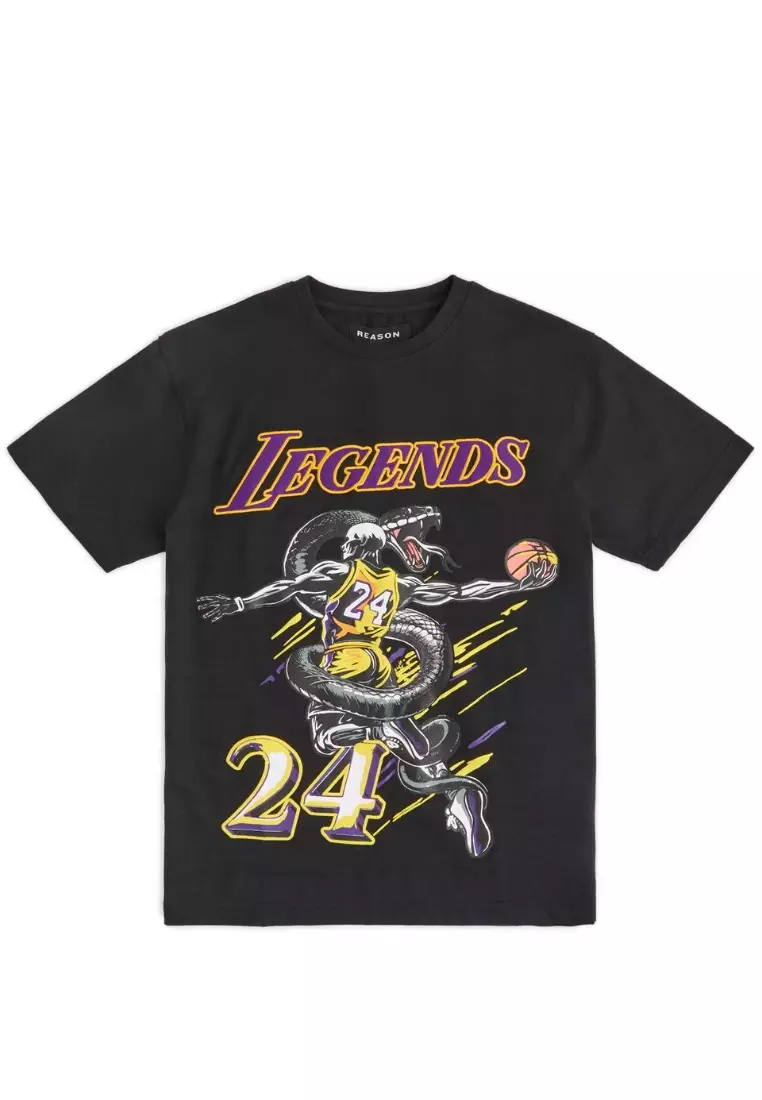 NYC Streetwear - Basketball Legends Short Sleeves Tee - Black