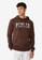 Cotton On brown Graphic Fleece Pullover Hoodie AB974AA20EC7CCGS_1
