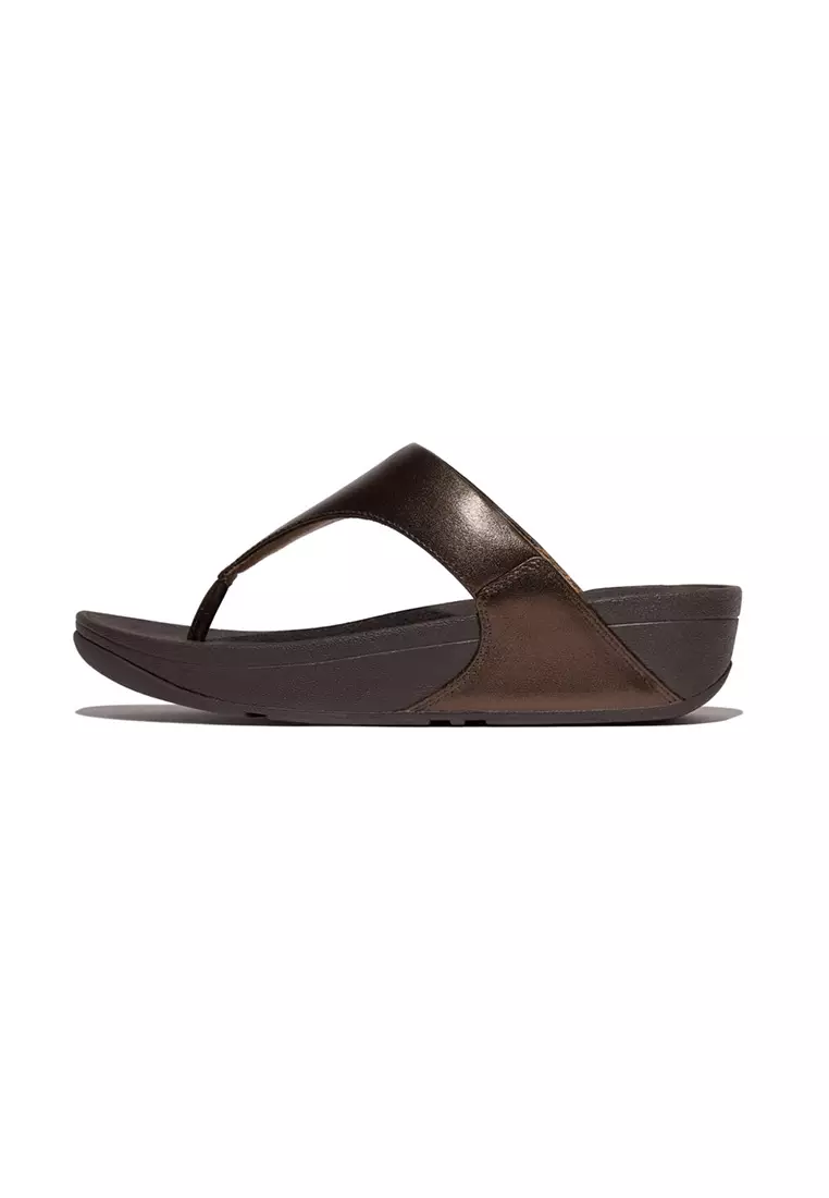Lulu Leather Toe-post Sandals