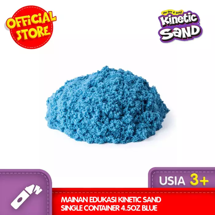 Kinetic Sand - Single Container - 4.5 oz - Blue 