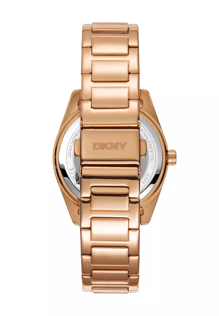 DKNY Chambers Multi Sport Rose Gold Stainless Steel Analog Quartz Watch For Women DK1L073M0045