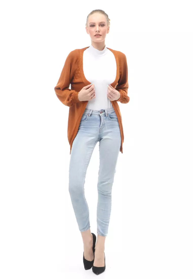 Cardigan Fashion Wanita Loose Fit Design Kasual Premium Quality - Bata