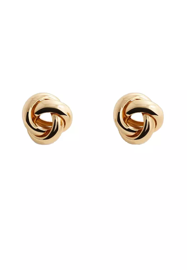 Buy Mango Intertwined Stud Earrings 2024 Online ZALORA Philippines