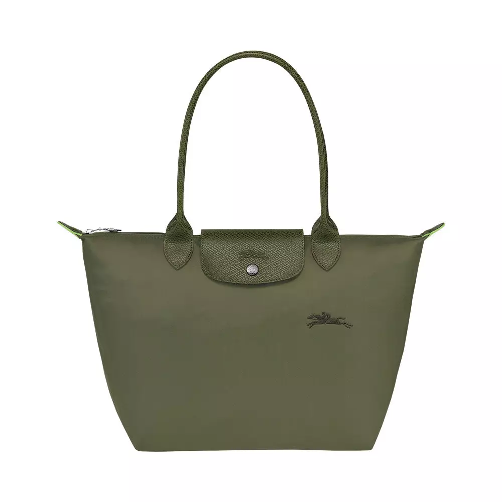 Jual LONGCHAMP Longchamp Le Pliage Green Tote Bag M Forest