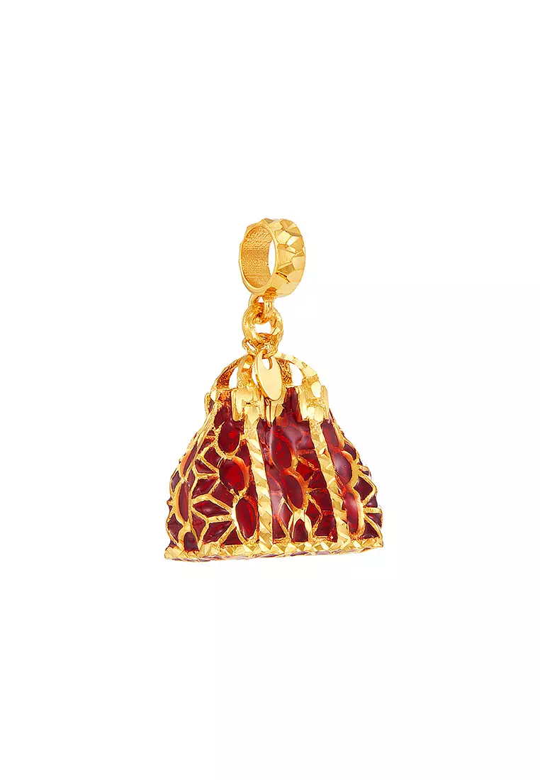 HABIB Oro Italia 916 Yellow Gold Charm GCM91141023(RED)