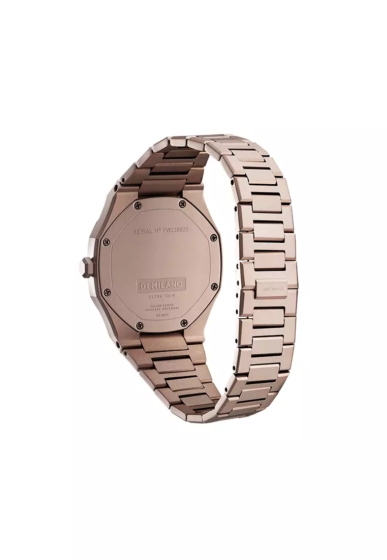 D1 Milano Ultra Thin Bracelet 34 mm - Chocolatino - D1-UTBL15