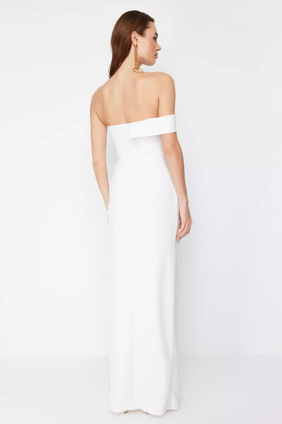 Slit Evening Maxi Dress
