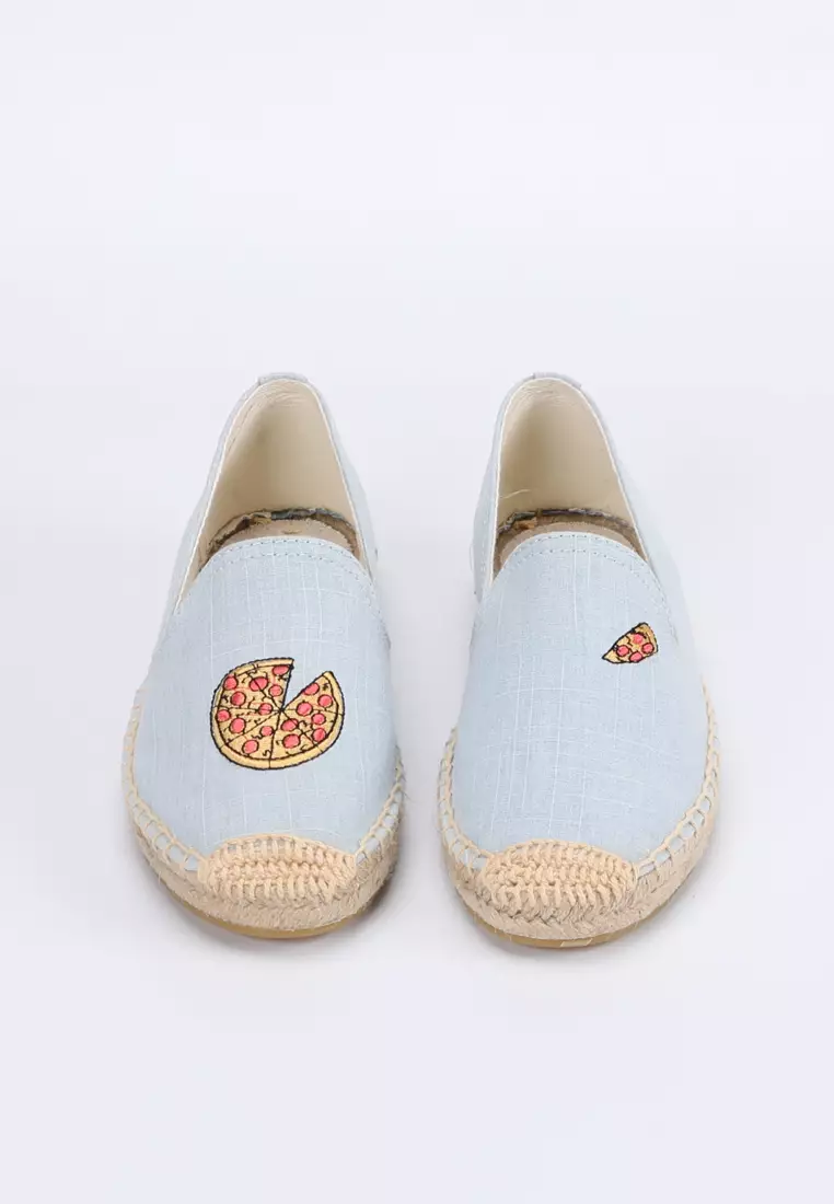 Embroidered Canvas Espadrilles HB45433
