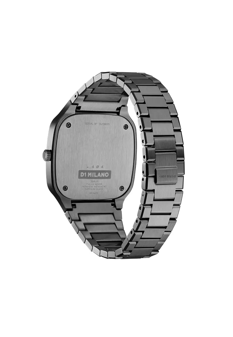 Gun Frame Square Bracelet Watch, 37 mm