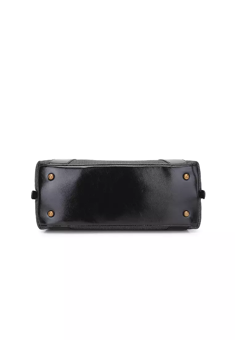 Women's Top Handle Bag / Sling Bag / Crossbody Bag / Shoulder Bag - Black