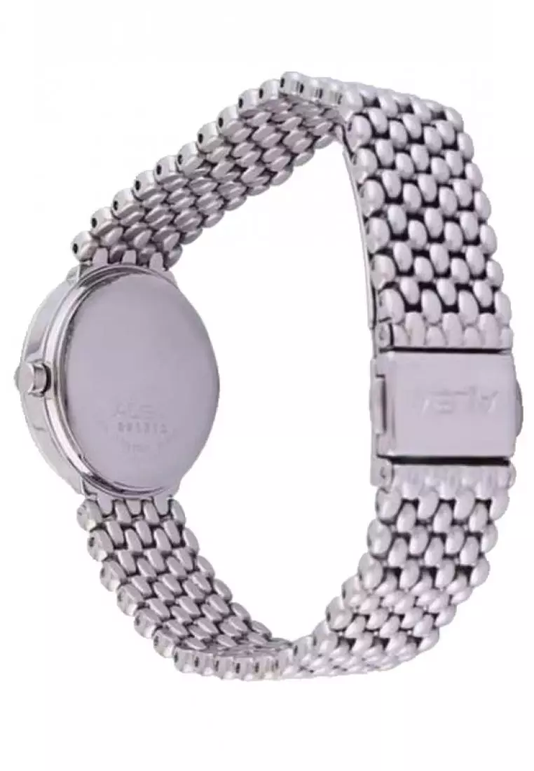 Jam Tangan Wanita Alba Original Garansi Resmi AH8293 AH8293X1 Strap Stainless Steel Silver