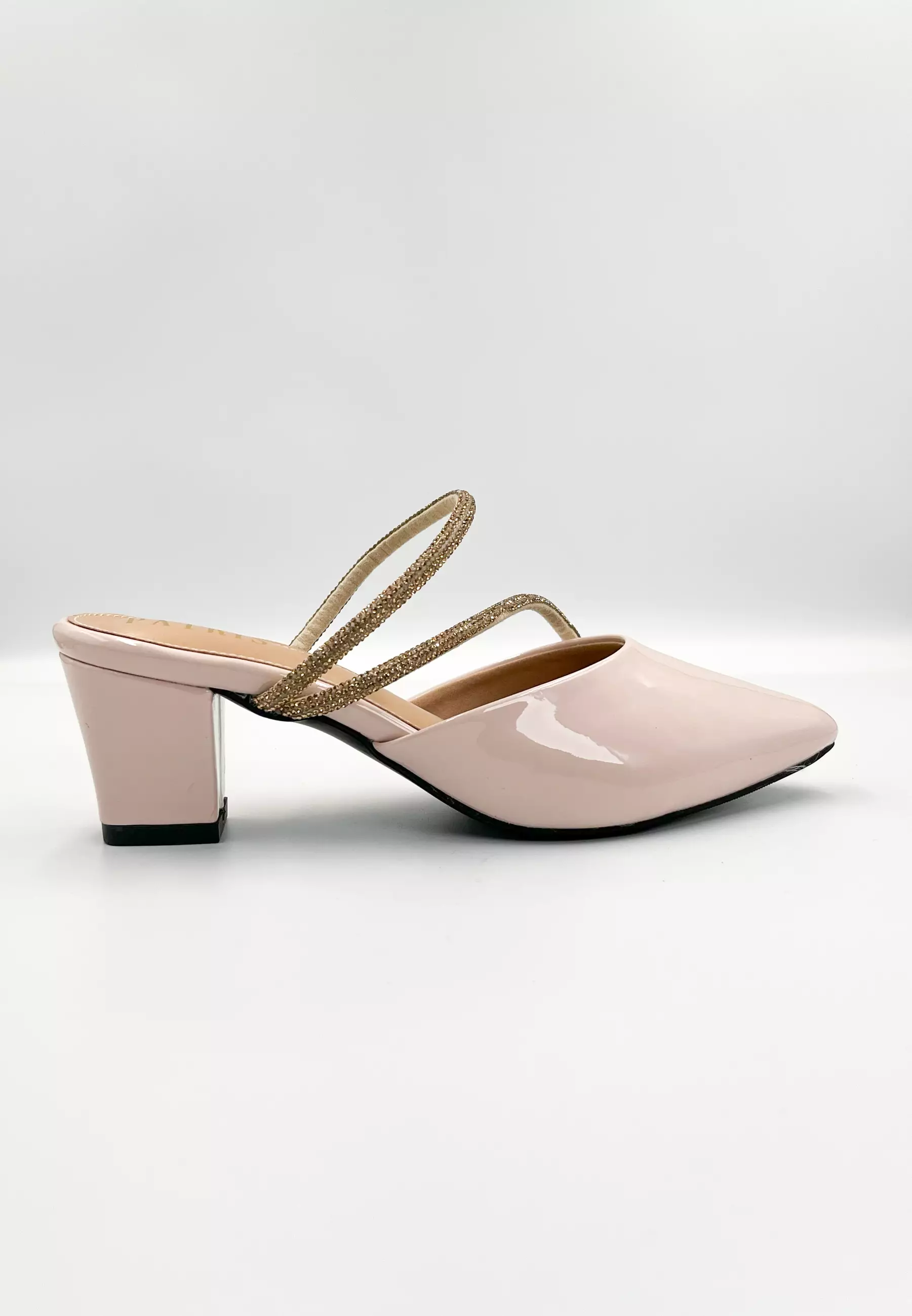 PATRIS Labels Mules Wanita Heels / Hak 5 Cm