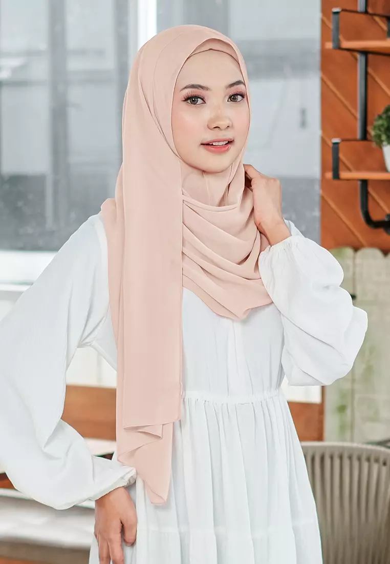 HIJAB INSTAN SHEILA - PEACH CREAM