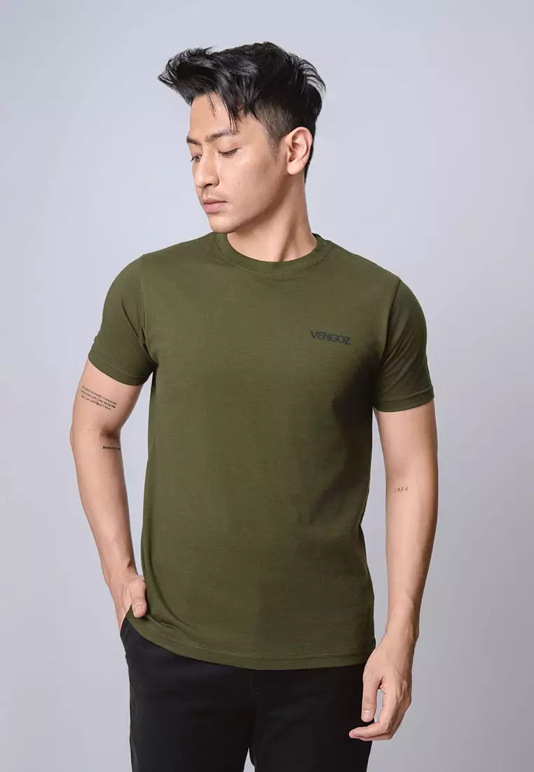 T-Shirt Minimal Logo Army