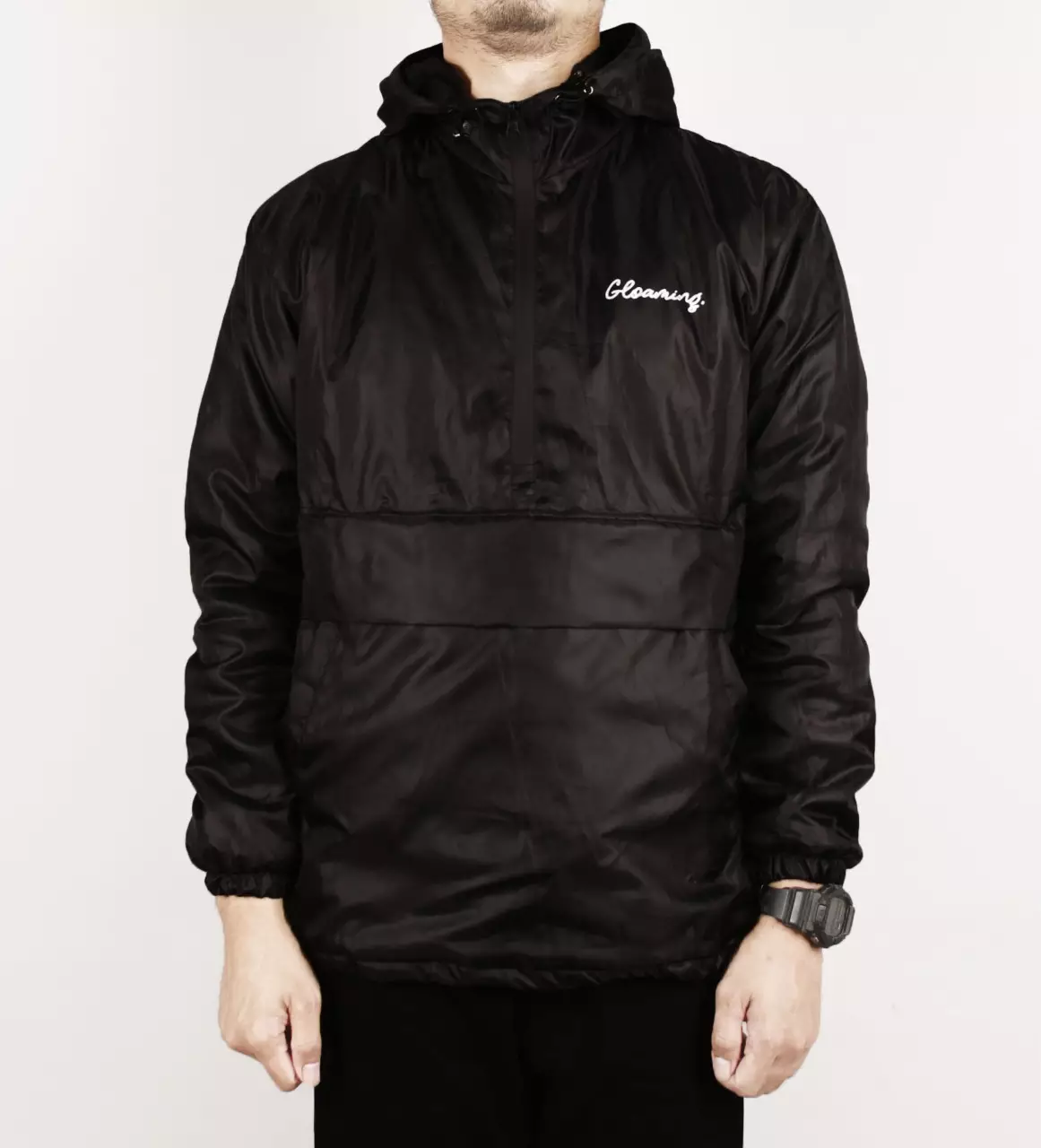 Gloaming Jaket Cagoule Pullover Waterproof Pria Black Gloaming Original