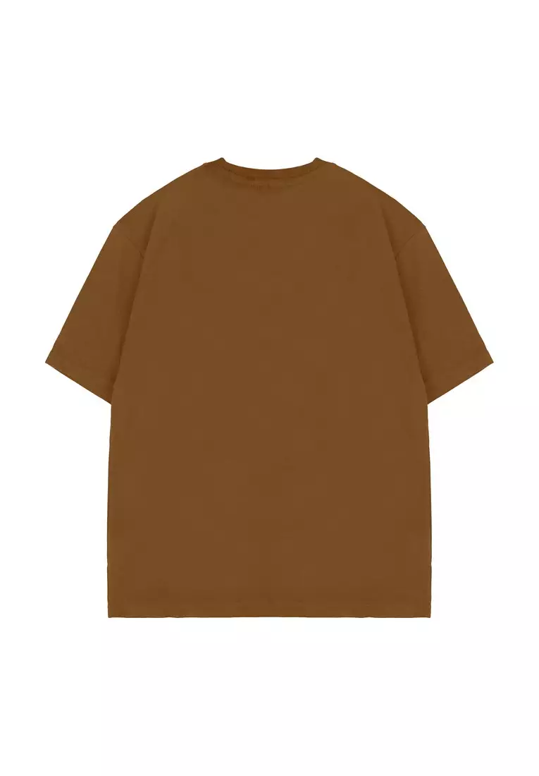 Moutley Men's T-Shirt Short Sleeve Oversized Fit Cotton 20s Daniel OL-C110725