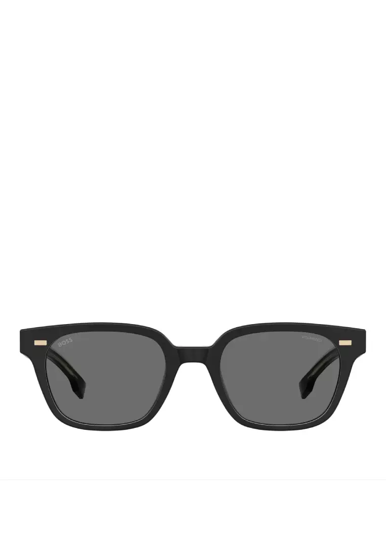 BOSS Sunglasses BOSS 1687/F/SK-807-M9, Square Shape with Black color