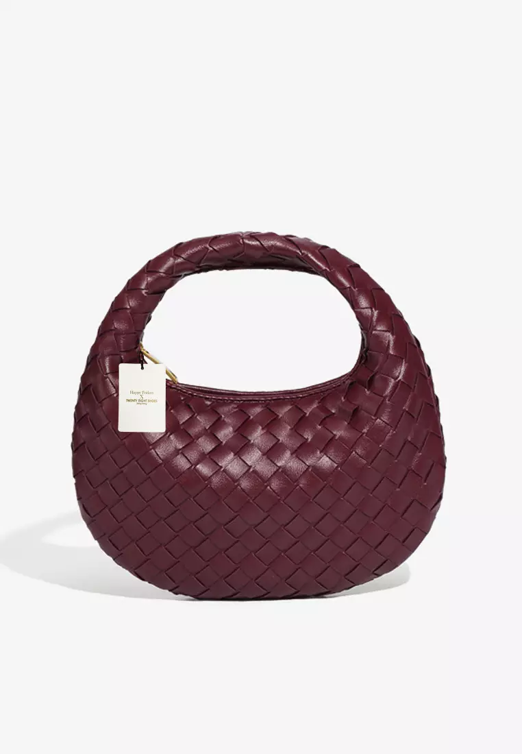 Faux Leather Woven Hobo Bag CX-B1904