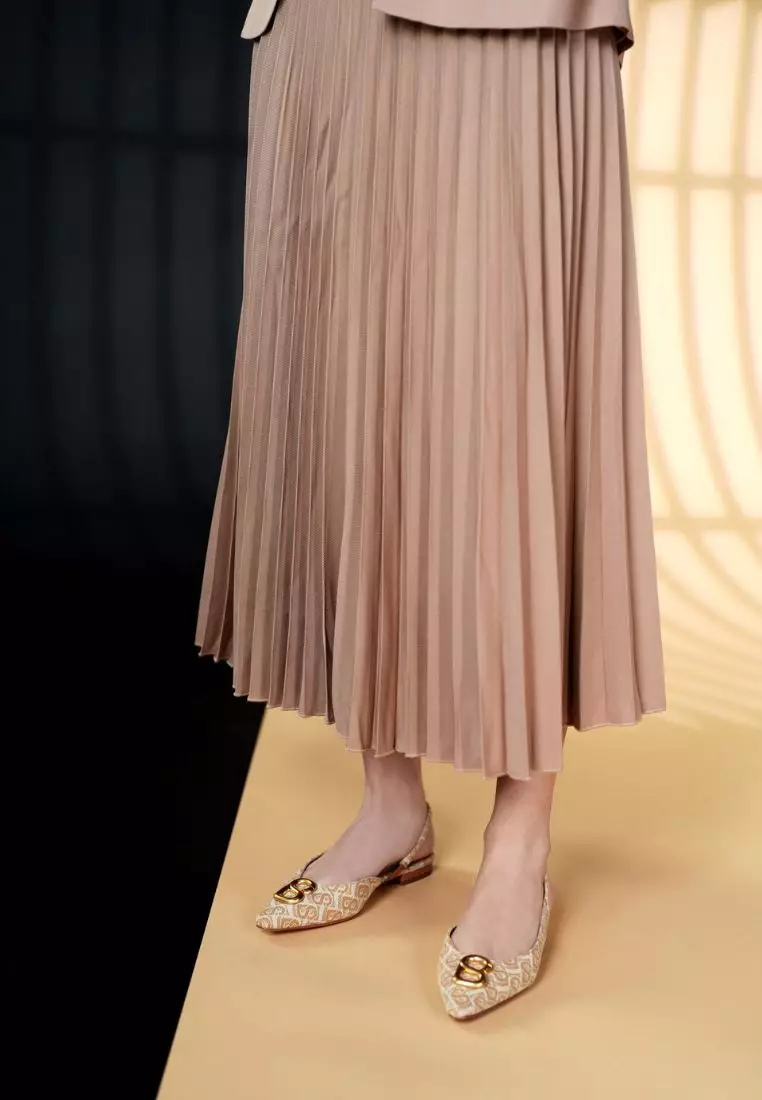 Buttonscarves Long Pleated Skirt Malaysia Buttonscarves Satin