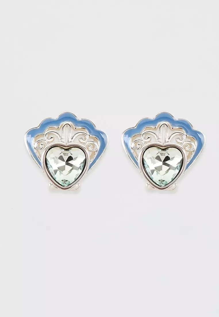 Crystal Stud Earrings - Multi Color
