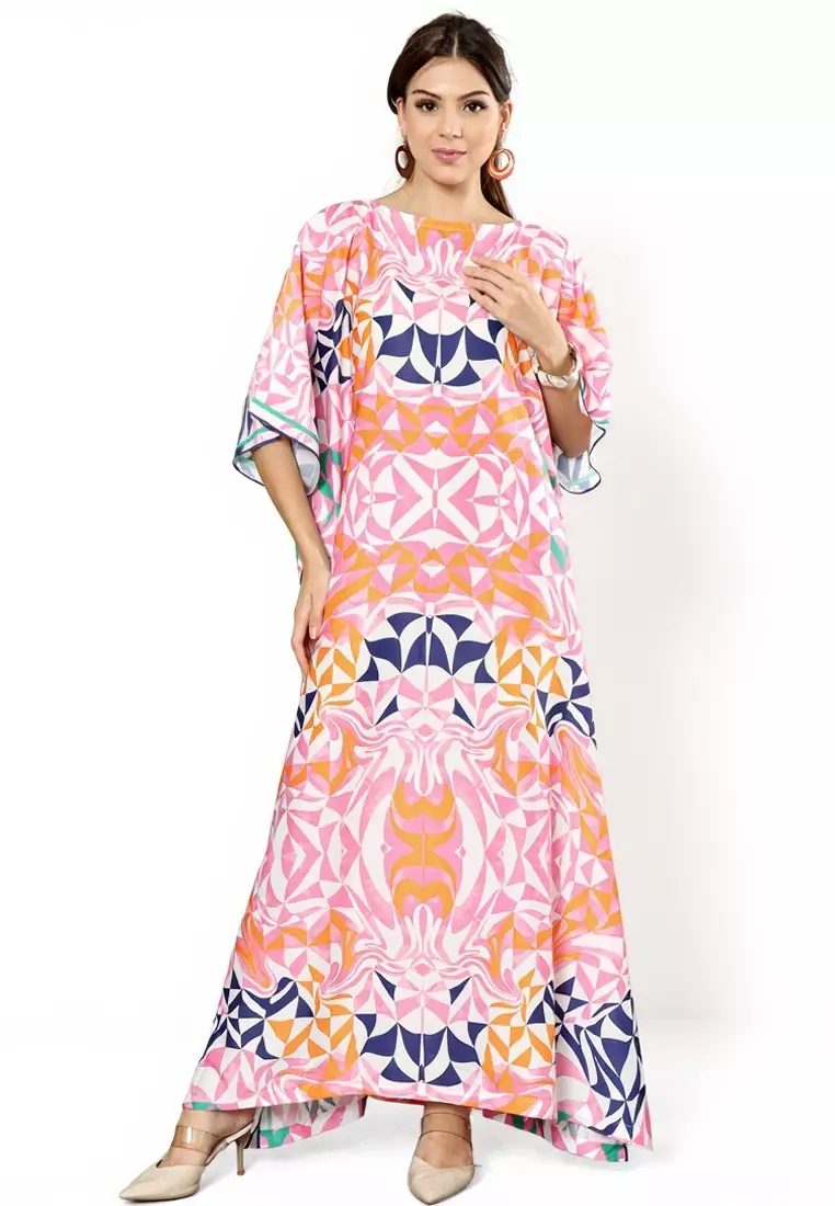 Kanzi Exclusive Short Sleeve Classic Kaftan