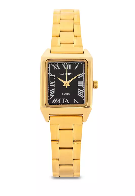Analog Watch 20122256-Gold - Black Dial Roman