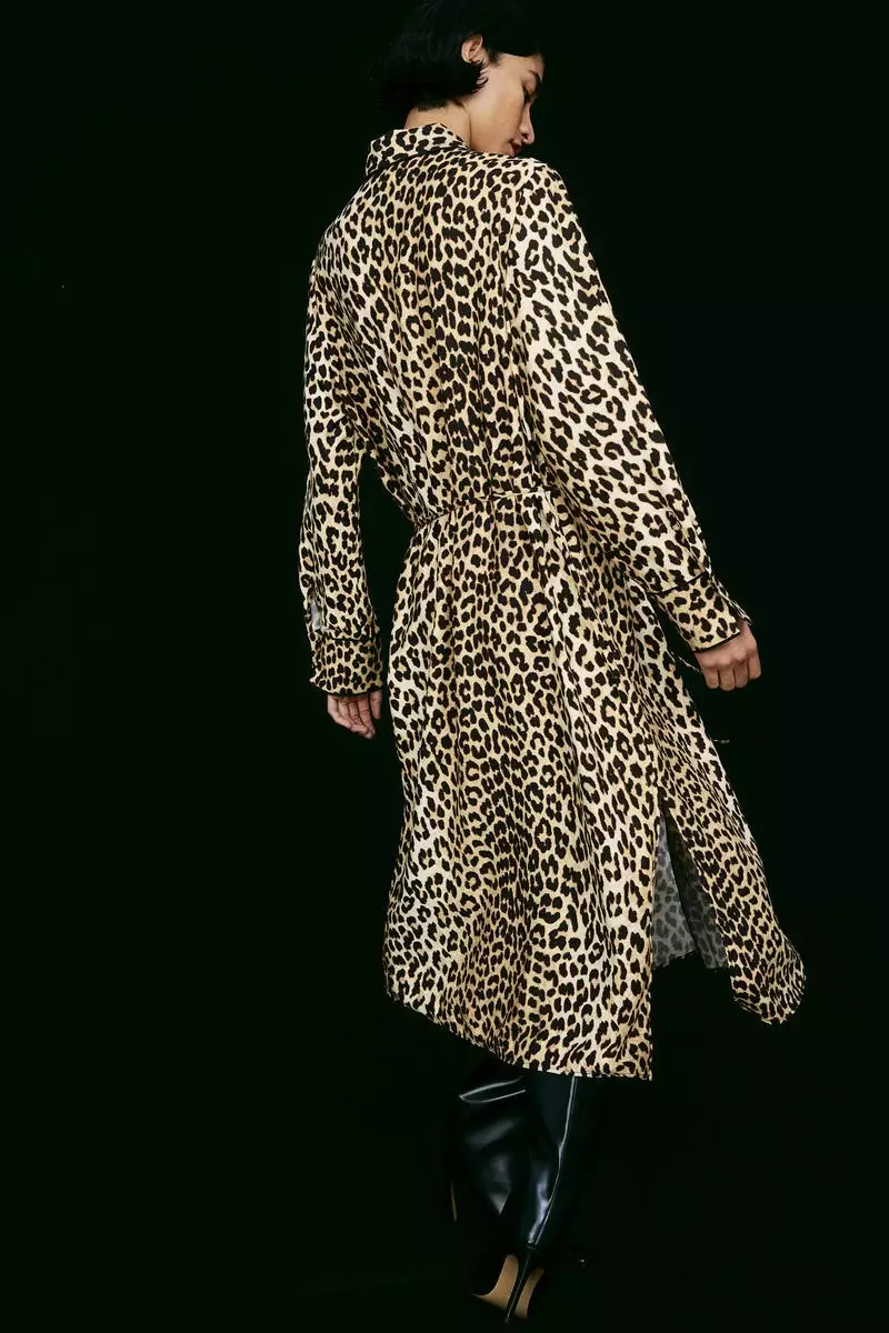 Buy H&M Patterned tiebelt dress 2024 Online ZALORA