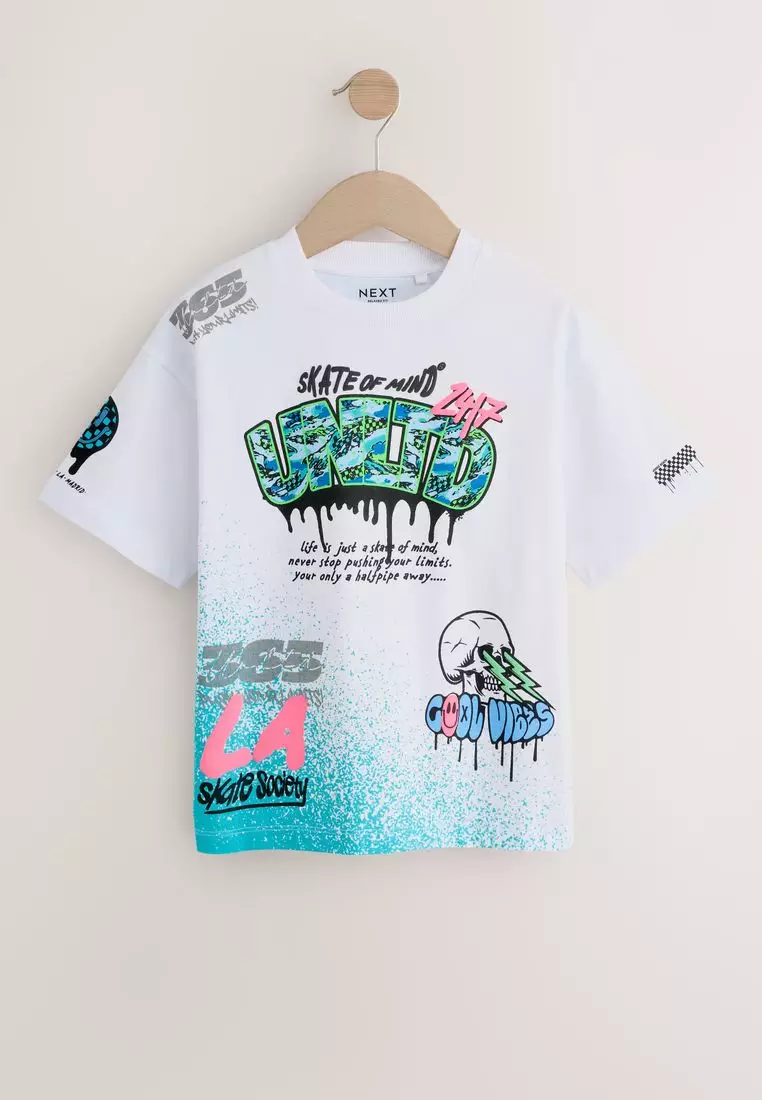 Relaxed Fit Short Sleeve Graphic T-Shirt