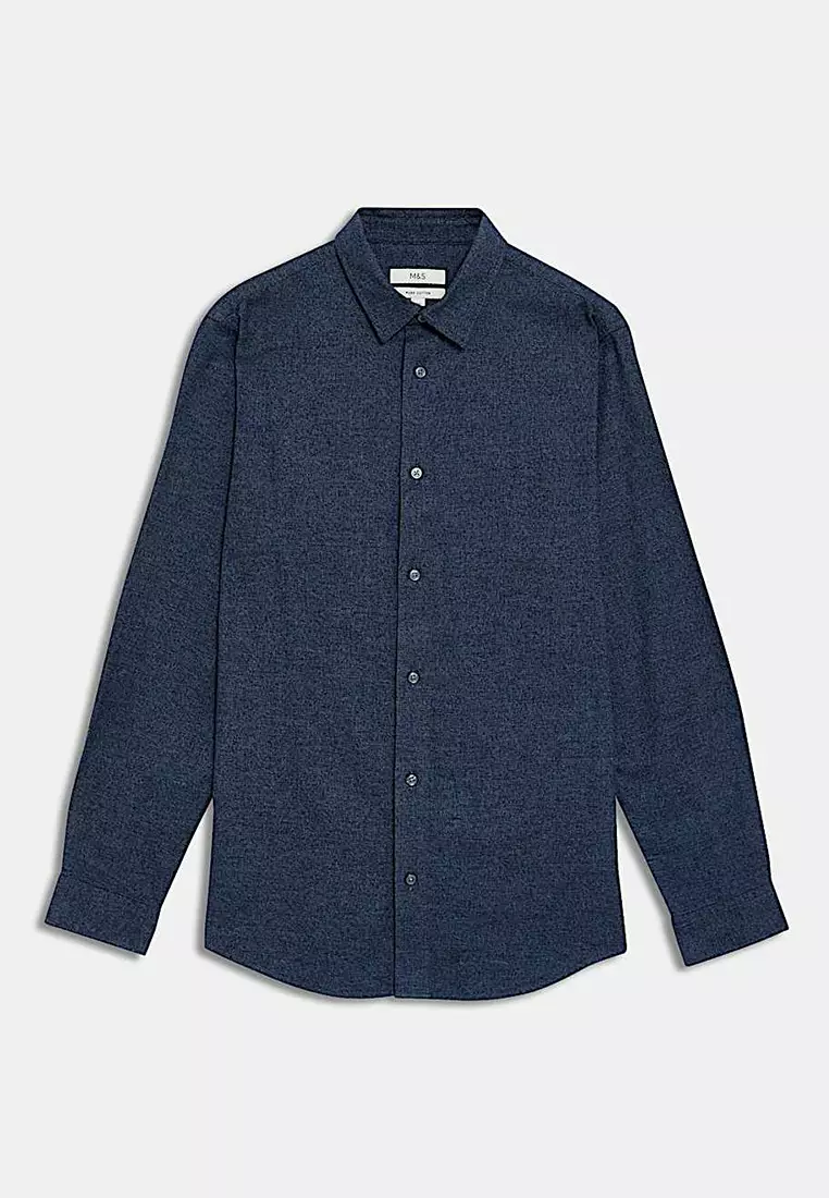 Pure Cotton Flannel Shirt