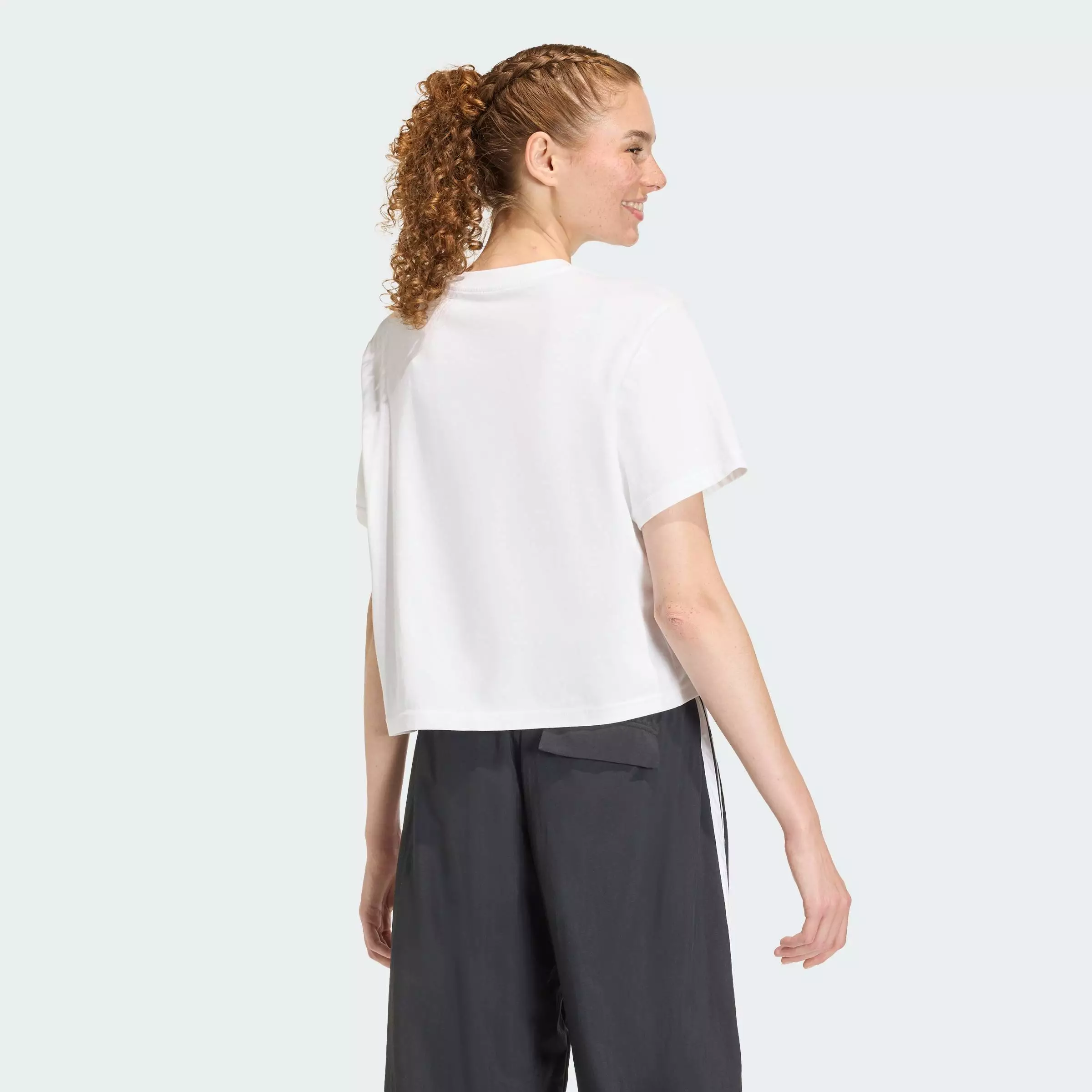 Lifestyle FOOD CROPPED LOOSE GRAPHIC T-SHIRT Women White KA5073