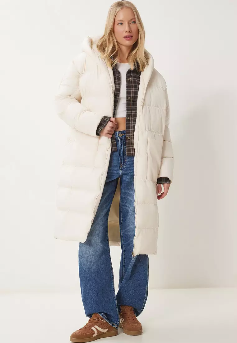 Hoodie Oversize Long Puffer Coat