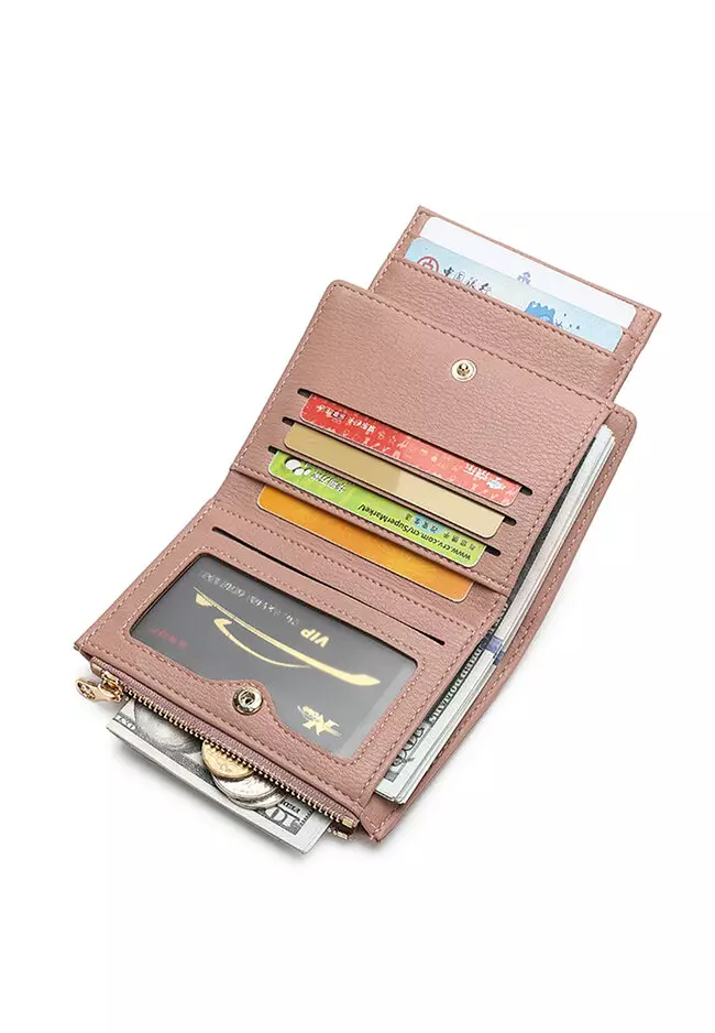 Women's 2 in 1 Purse/Wallet With Coin Compartment - Pink