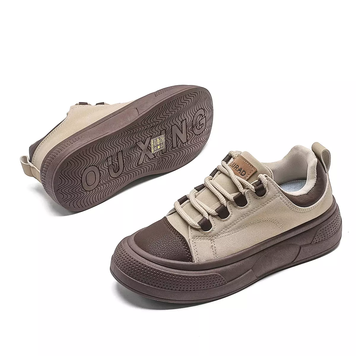 LURAD Sepatu Wanita Simple Polos Jalan santai Sneakers Cewek Stylist QY813