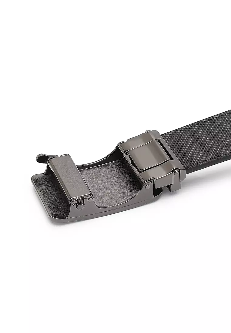 Men's 35mm Automatic Buckle Belt - Black